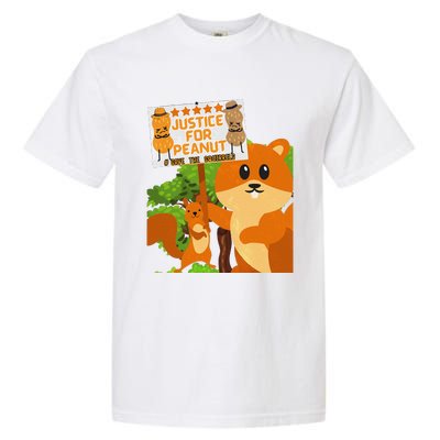 Save The Squirrels Justice For Peanut Pnut Peanut Squirrel Garment-Dyed Heavyweight T-Shirt