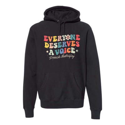 Speech Therapy Speech Language Pathologist SLP Team  Premium Hoodie