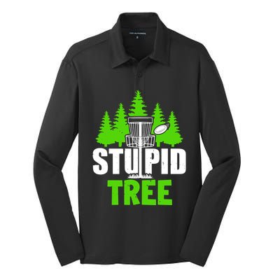 Stupid Tree Silk Touch Performance Long Sleeve Polo