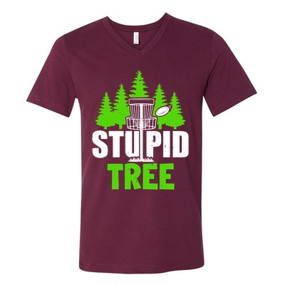 Stupid Tree V-Neck T-Shirt