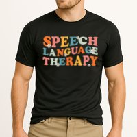 Speech Therapy Speech Language Therapy Pathologist Retro SLP Cooling Performance Crew T-Shirt