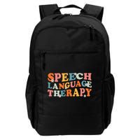 Speech Therapy Speech Language Therapy Pathologist Retro SLP Backpack