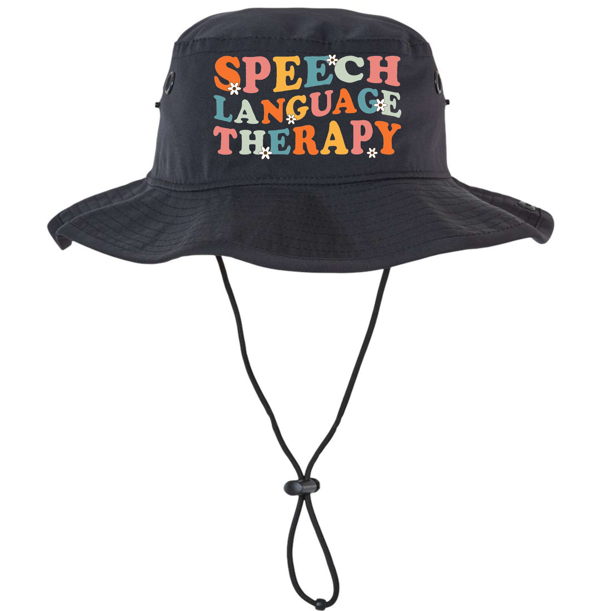 Speech Therapy Speech Language Therapy Pathologist Retro SLP Bucket Hat