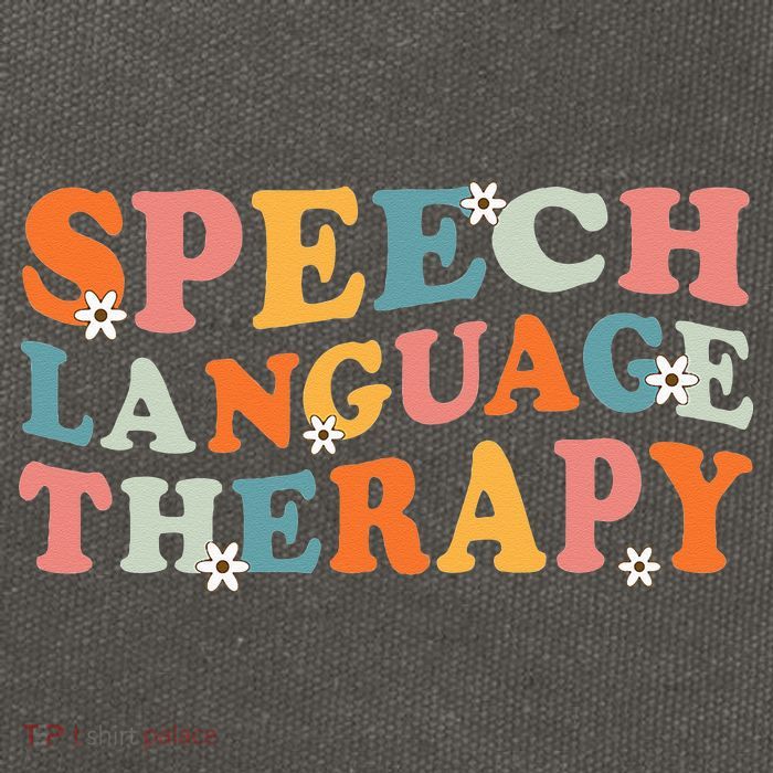 Speech Therapy Speech Language Therapy Pathologist Retro SLP Cotton Canvas Backpack