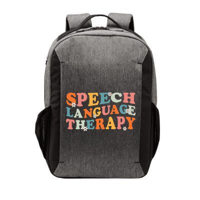 Speech Therapy Speech Language Therapy Pathologist Retro SLP Vector Backpack
