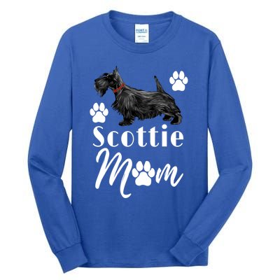 Scottish Terrier Scottie Dog Mom Gift Tall Long Sleeve T-Shirt