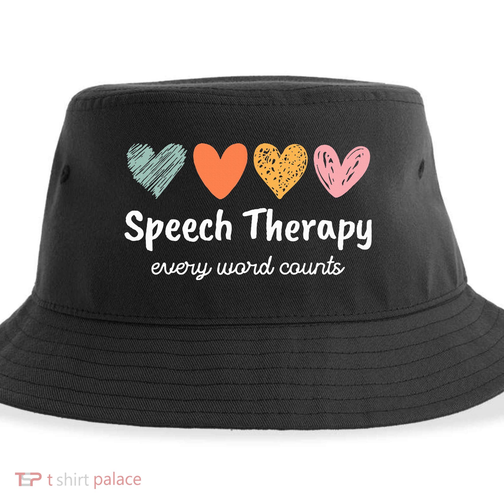Speech Therapy Speech Language Pathologist Cute Sustainable Bucket Hat