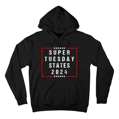 Super Tuesday States 2024 Vote American Elections Hoodie