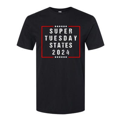 Super Tuesday States 2024 Vote American Elections Softstyle CVC T-Shirt