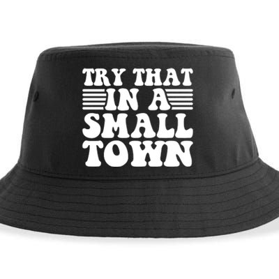 Small Town Sustainable Bucket Hat