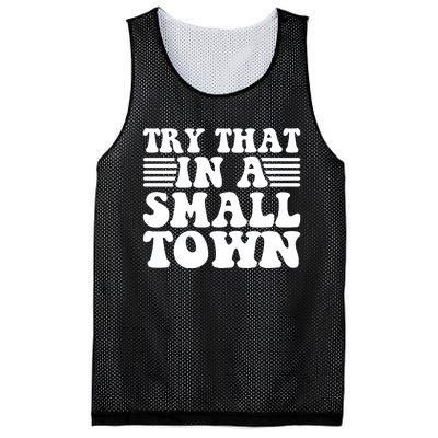 Small Town Mesh Reversible Basketball Jersey Tank