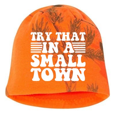 Small Town Kati - Camo Knit Beanie