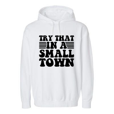 Small Town Garment-Dyed Fleece Hoodie