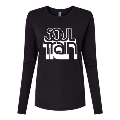 Soul Train Womens Cotton Relaxed Long Sleeve T-Shirt