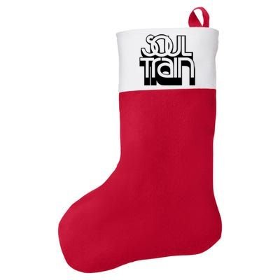 Soul Train Felt Holiday Christmas Stocking