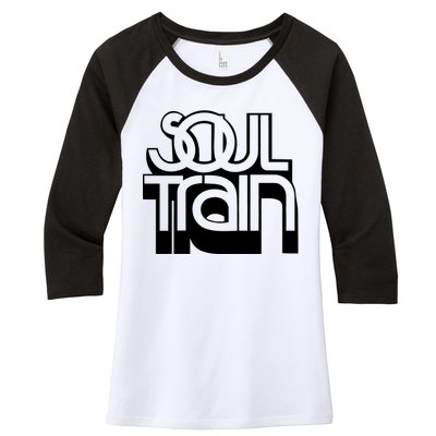 Soul Train Women's Tri-Blend 3/4-Sleeve Raglan Shirt