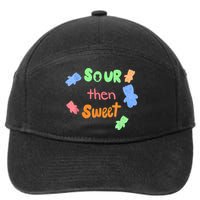 Sour Then Sweet Sour Candy Patch 7-Panel Snapback Hat