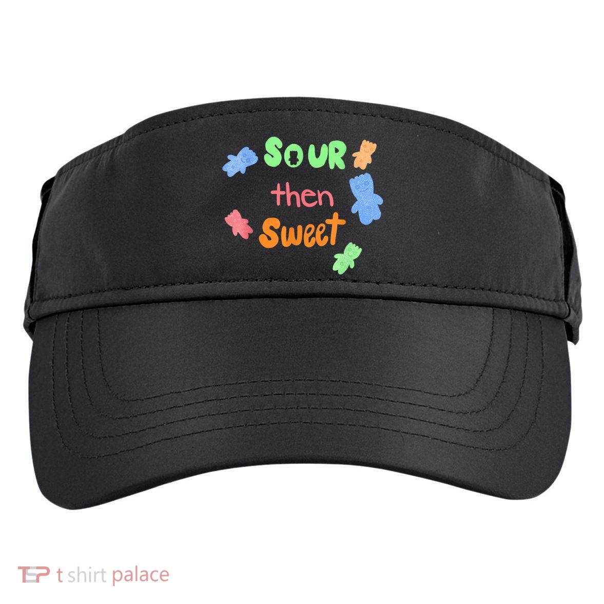 Sour Then Sweet Sour Candy Patch Adult Drive Performance Visor