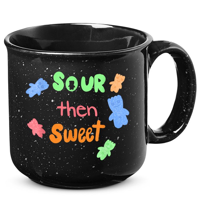 Sour Then Sweet Sour Candy Patch 15oz Campfire Ceramic Mug