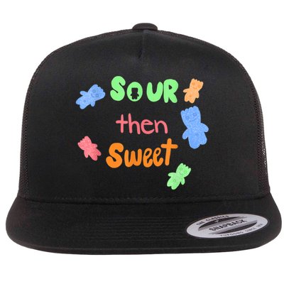 Sour Then Sweet Sour Candy Patch Flatbill Hat