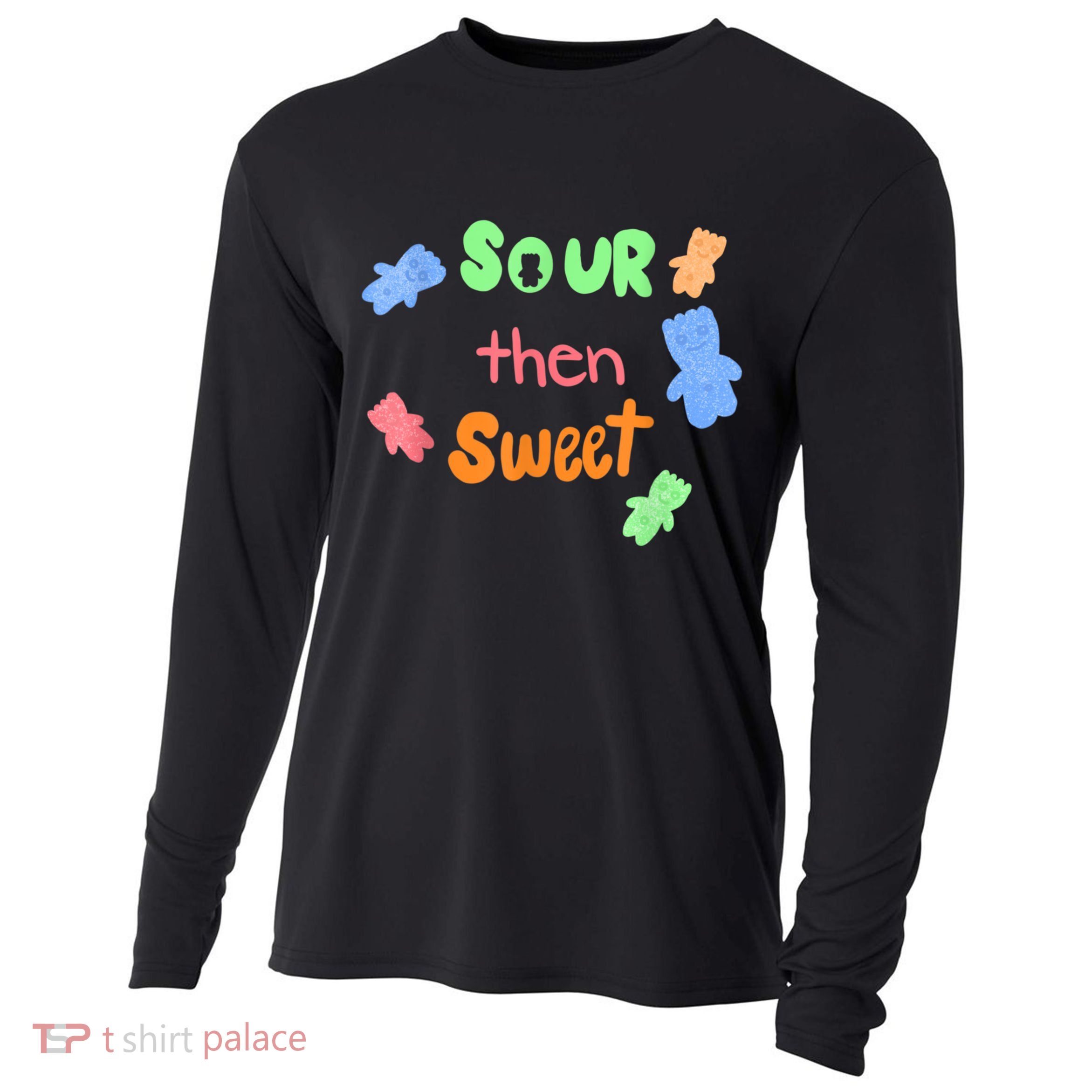 Sour Then Sweet Sour Candy Patch Cooling Performance Long Sleeve Crew