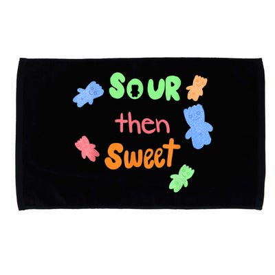 Sour Then Sweet Sour Candy Patch Microfiber Hand Towel