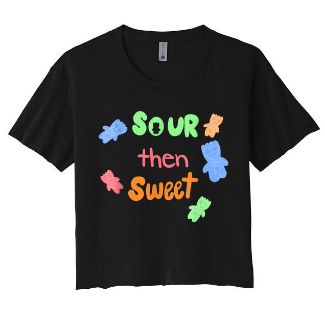 Sour Then Sweet Sour Candy Patch Crop Top