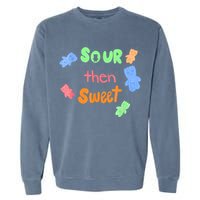 Sour Then Sweet Sour Candy Patch Garment-Dyed Sweatshirt