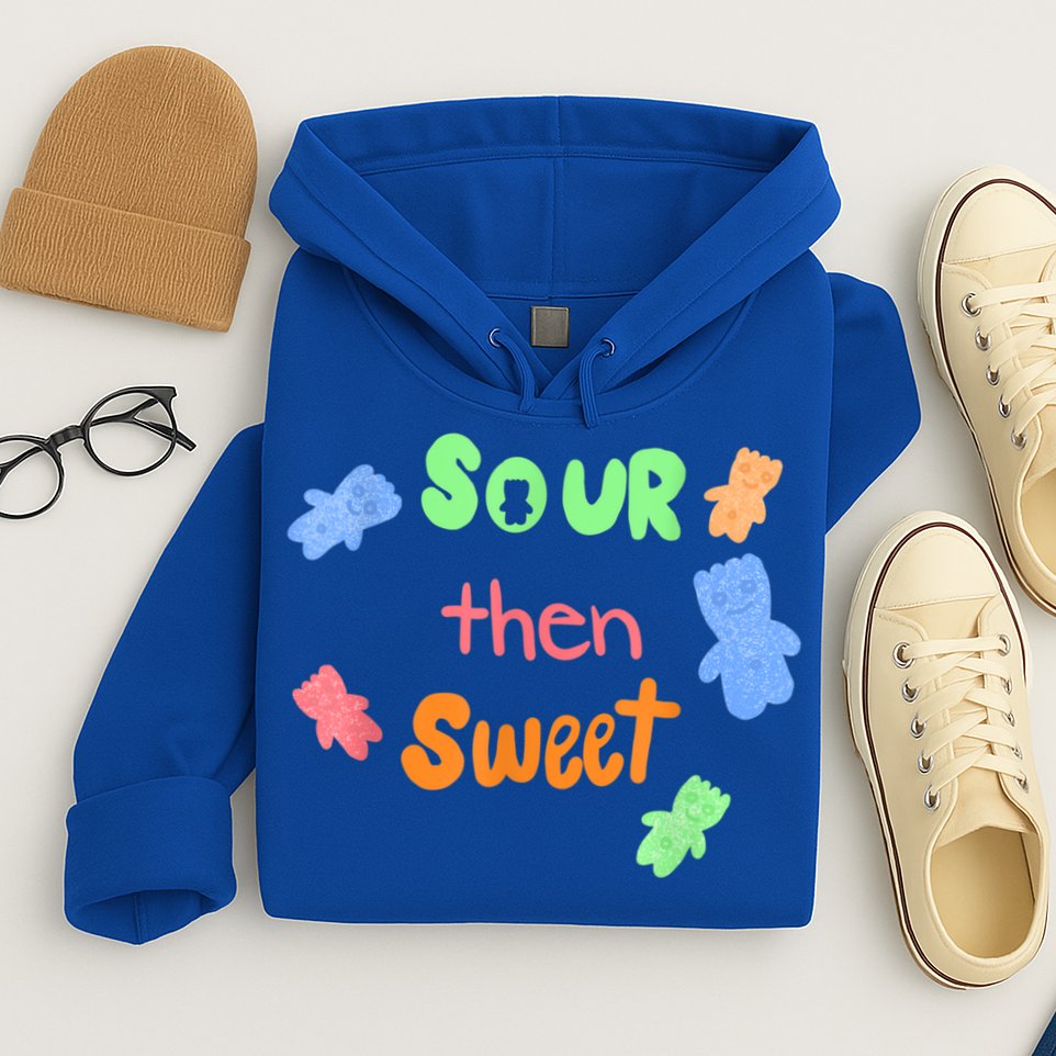 Sour Then Sweet Sour Candy Patch Hoodie