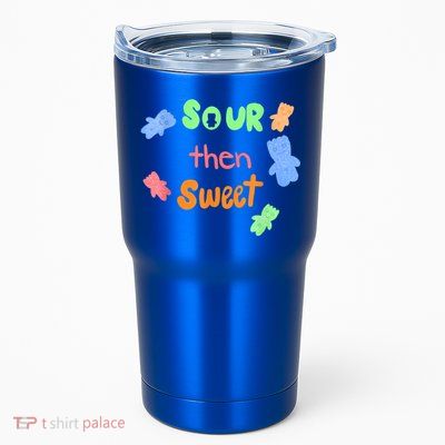 Sour Then Sweet Sour Candy Patch Tumbler