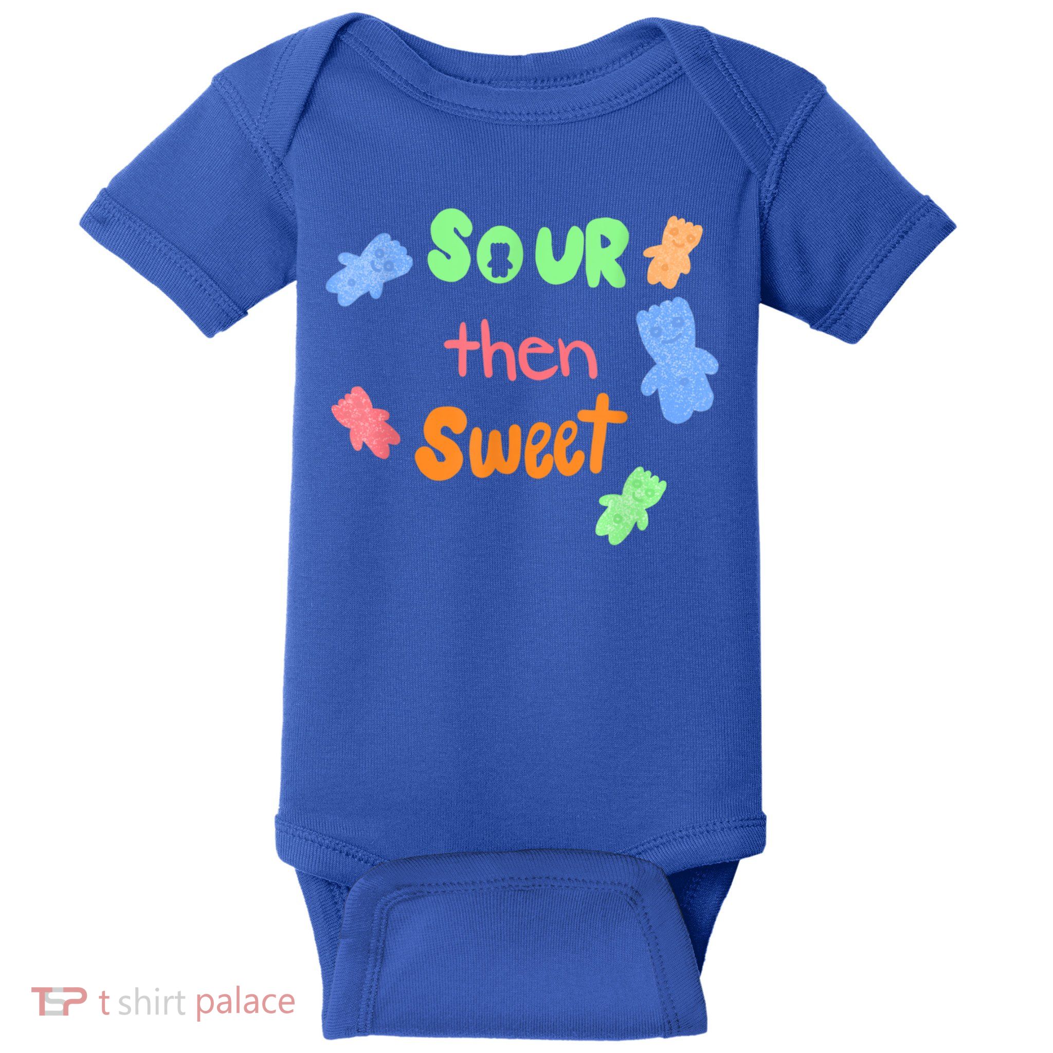 Sour Then Sweet Sour Candy Patch Baby Bodysuit