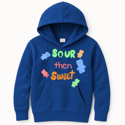Sour Then Sweet Sour Candy Patch Kids Hoodie