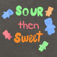Sour Then Sweet Sour Candy Patch Cotton Canvas Backpack