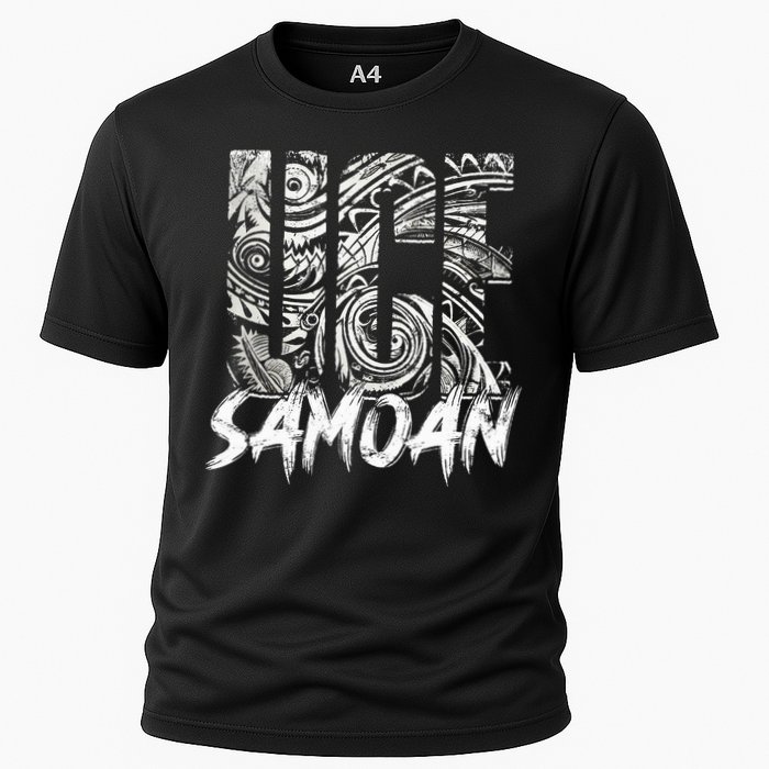 Samoan Tribal Samoa Polynesian Tanoa Uce Samoan Cooling Performance Crew T-Shirt