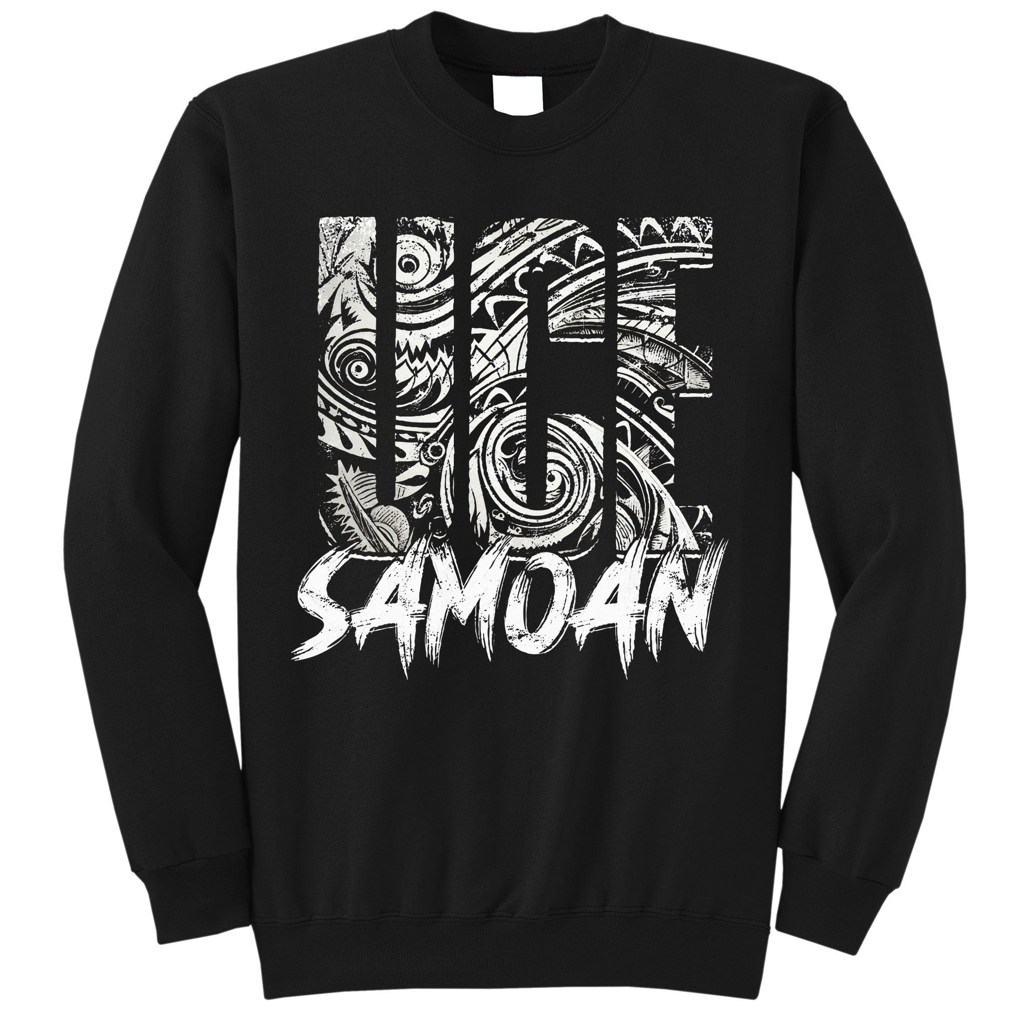Samoan Tribal Samoa Polynesian Tanoa Uce Samoan Sweatshirt
