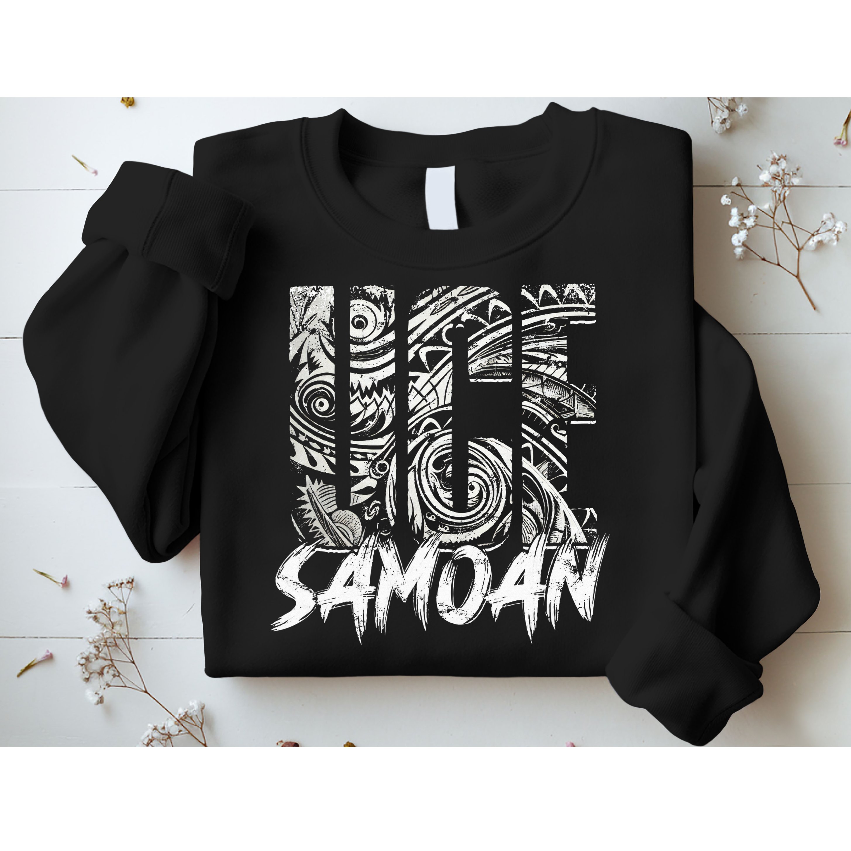 Samoan Tribal Samoa Polynesian Tanoa Uce Samoan Sweatshirt