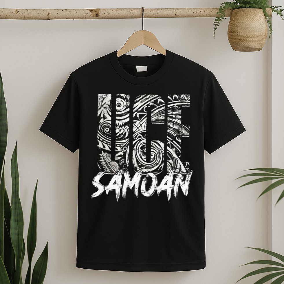 Samoan Tribal Samoa Polynesian Tanoa Uce Samoan T-Shirt