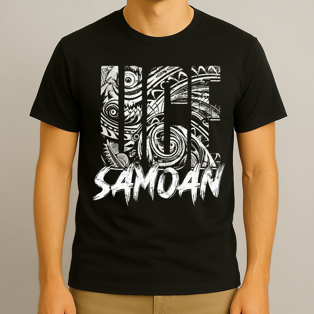 Samoan Tribal Samoa Polynesian Tanoa Uce Samoan T-Shirt