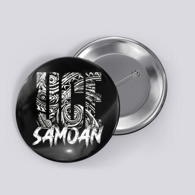 Samoan Tribal Samoa Polynesian Tanoa Uce Samoan Button
