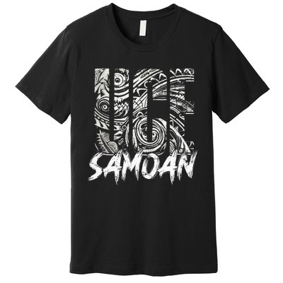 Samoan Tribal Samoa Polynesian Tanoa Uce Samoan Premium T-Shirt