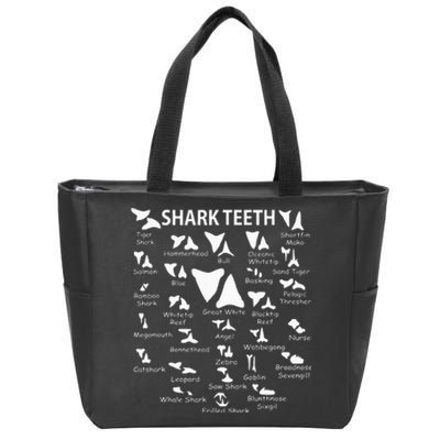 Shark Th Shark Learning Gifts For Kids Zip Tote Bag