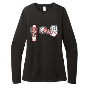 Save The Stick Funny Manual Transmission Three Pedals Car Womens CVC Long Sleeve Shirt