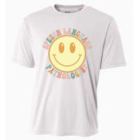 Speech Therapy Speech Language Pathologist Therapist Retro Cooling Performance Crew T-Shirt