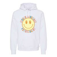 Speech Therapy Speech Language Pathologist Therapist Retro Premium Hoodie