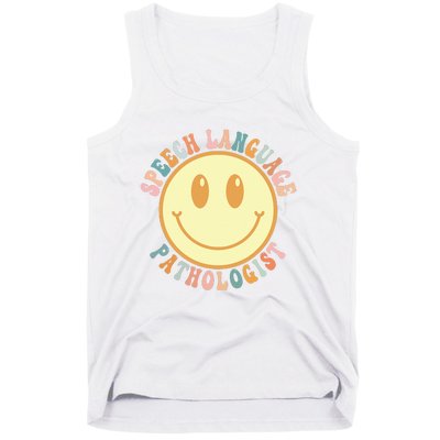 Speech Therapy Speech Language Pathologist Therapist Retro Tank Top