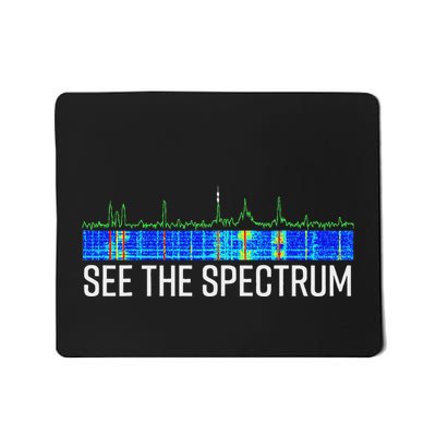See The Spectrum Analyzer Waterfall Display Funny Ham Radio Mousepad