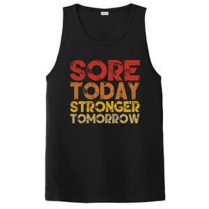 Sore Today Stronger Tomorrow Motivational Gym Workout Gift Meaningful Gift PosiCharge Competitor Tank