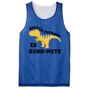 Speech Therapist Speech Therapy Is Dinogiftmite Gift Mesh Reversible Basketball Jersey Tank