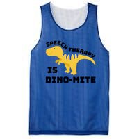 Speech Therapist Speech Therapy Is Dinogiftmite Gift Mesh Reversible Basketball Jersey Tank