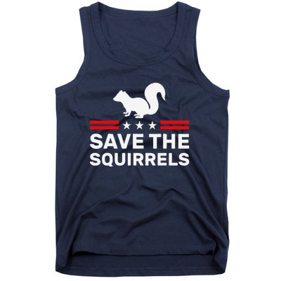 Save The Squirrels For Peanut Squirrel Tank Top